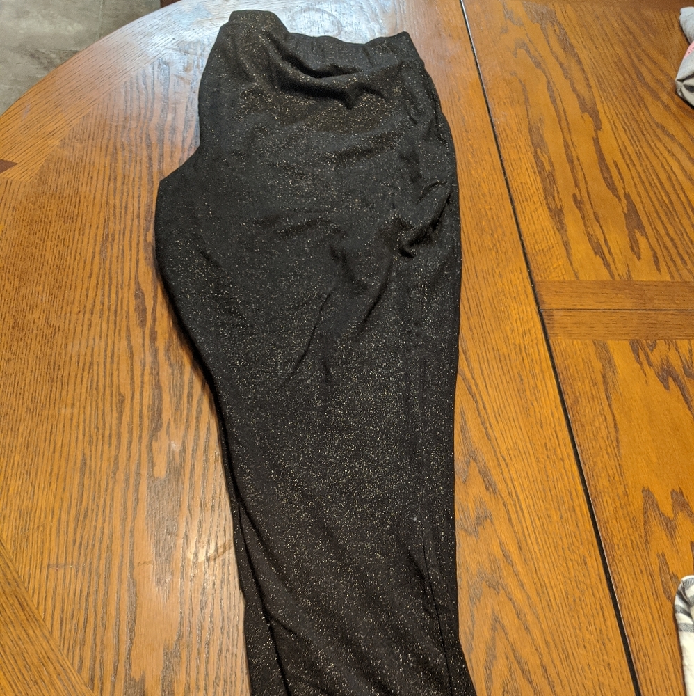 💕 3 for $12 torrid leggings size 3 black w gold